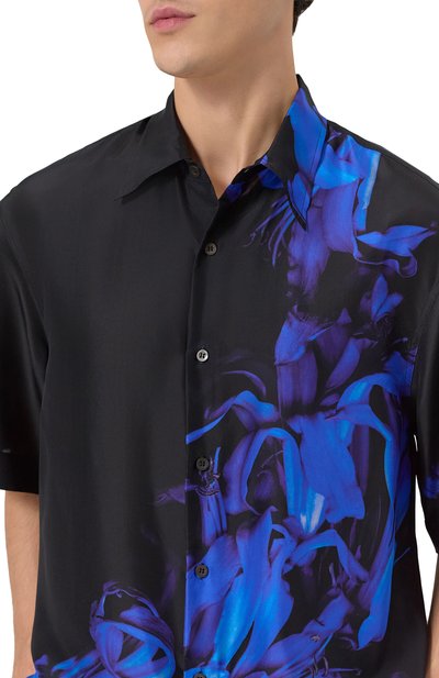 Шелковая рубашка DRIES VAN NOTEN, арт. 020700-2125-900, фото 5