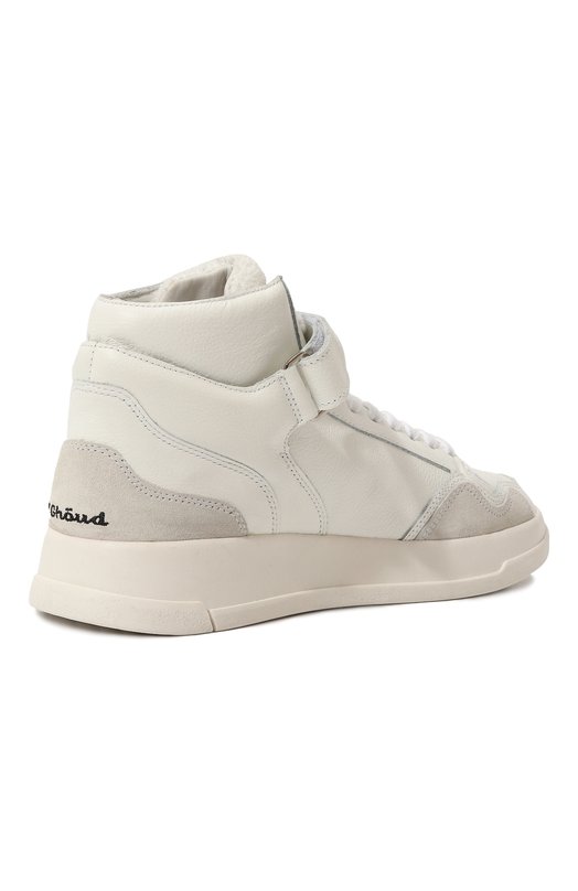 Кожаные кеды Tweener Ghoud Кремовый, фото 5