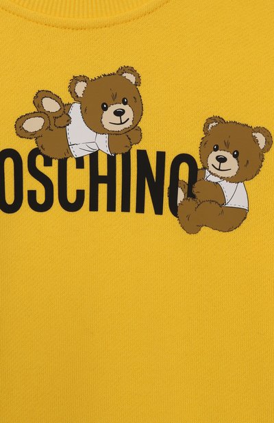 Хлопковый свитшот MOSCHINO, арт. HMF08V/LCA19/4-8, фото 3