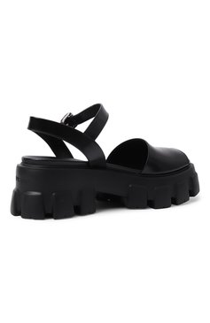 Кожаные сандалии monolith PRADA, арт. 1X526M-055-F0002-F-D055, фото 3