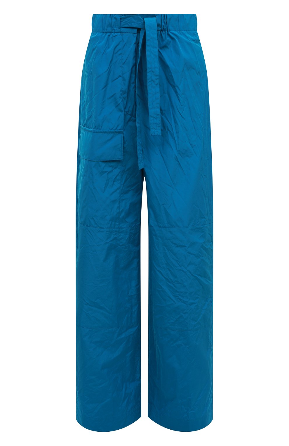 Брюки DRIES VAN NOTEN голубого цвета по цене 64800 руб., арт. 221-010902-4318, фото 1 Брюки DRIES VAN NOTEN, арт. 221-010902-4318, фото 1