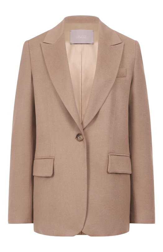 Жакет из кашемира и шерсти MVST M25.1MW.J002/LC3024 Бежевый M25.1MW.J002/LC3024