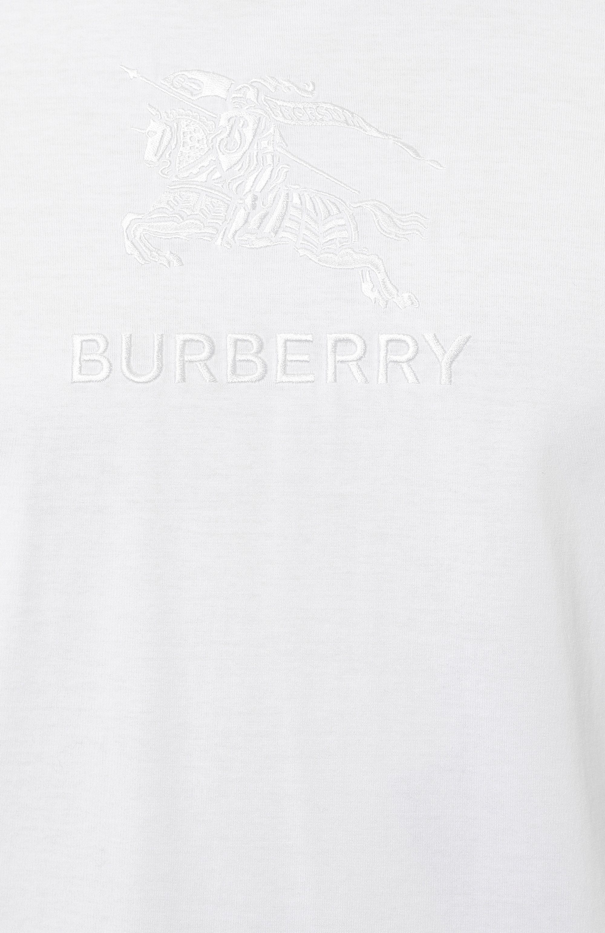 Хлопковая футболка BURBERRY, арт. 8084781, фото 5