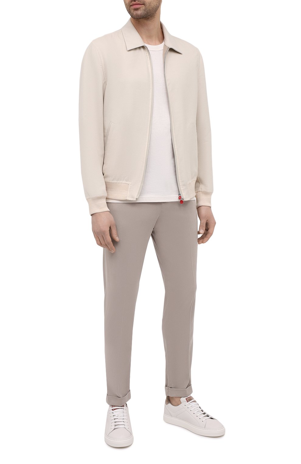 Бомбер из кашемира и шелка KITON, арт. UW0889V07T78, фото 2