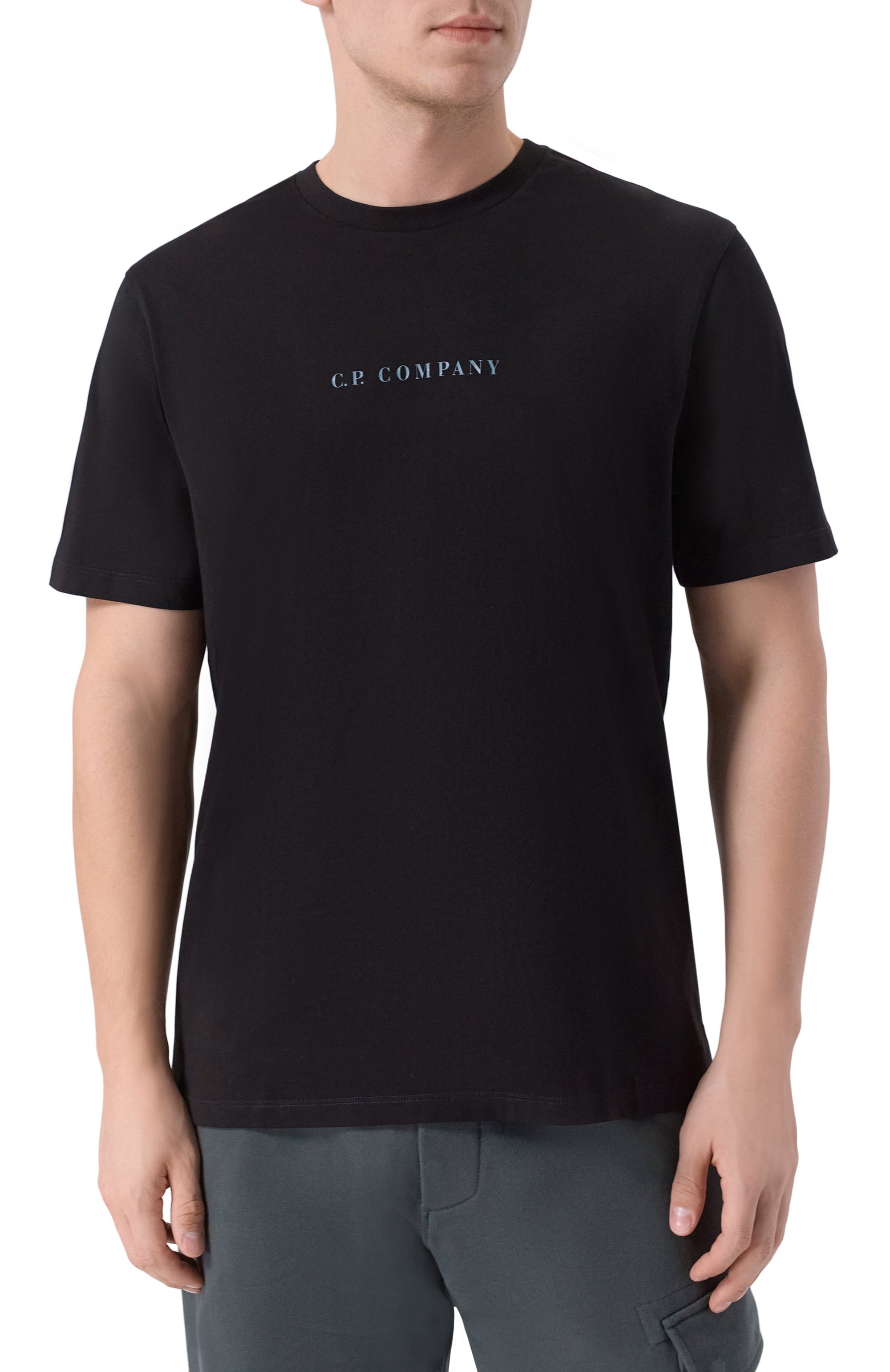 Хлопковая футболка C.P. COMPANY черного цвета по цене 15050 руб., арт. 19CMTS104A005100W, фото 3 Хлопковая футболка C.P. COMPANY, арт. 19CMTS104A005100W, фото 3