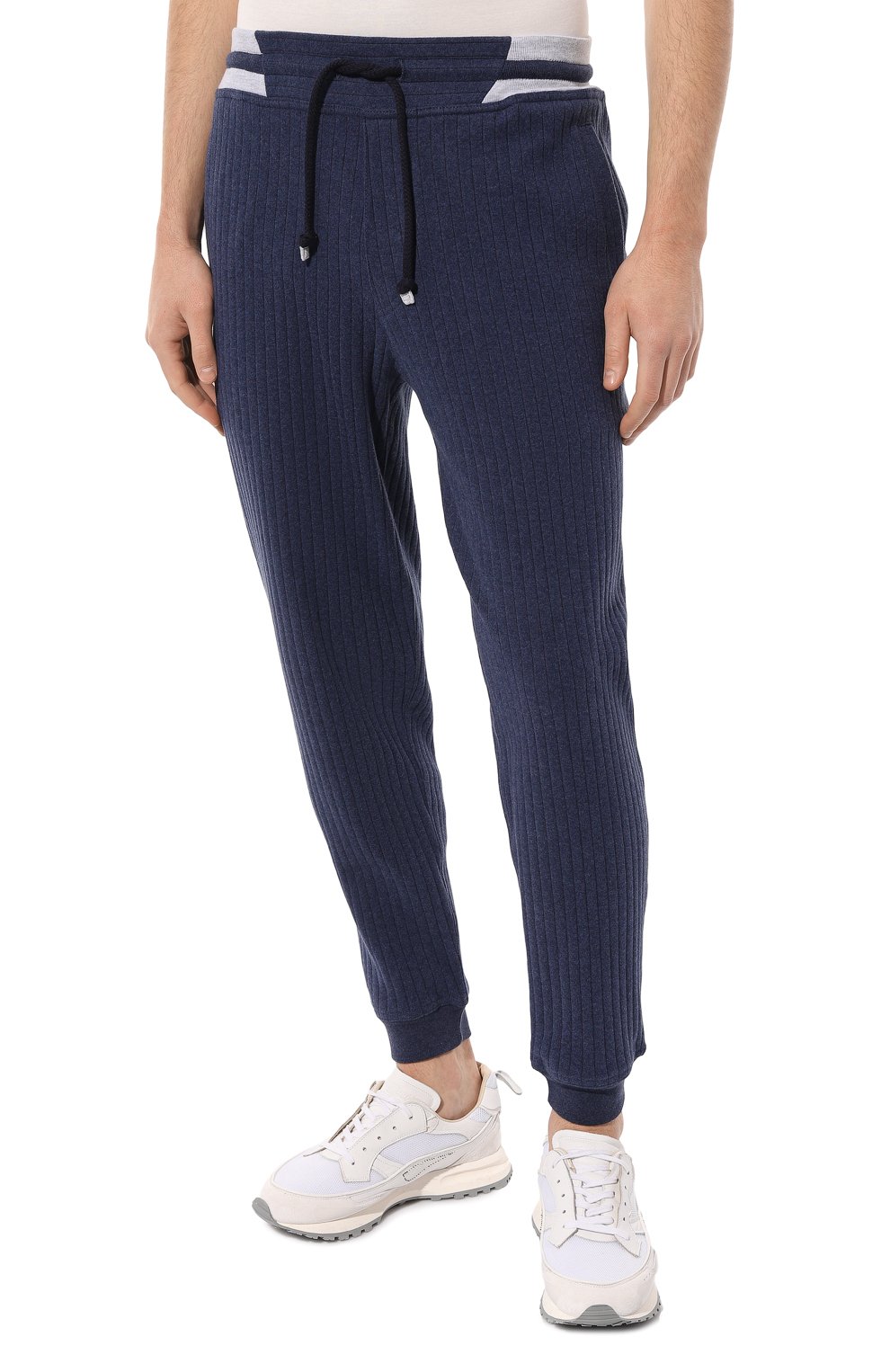 Хлопковые джоггеры BRUNELLO CUCINELLI, арт. MTU20B2209, фото 3