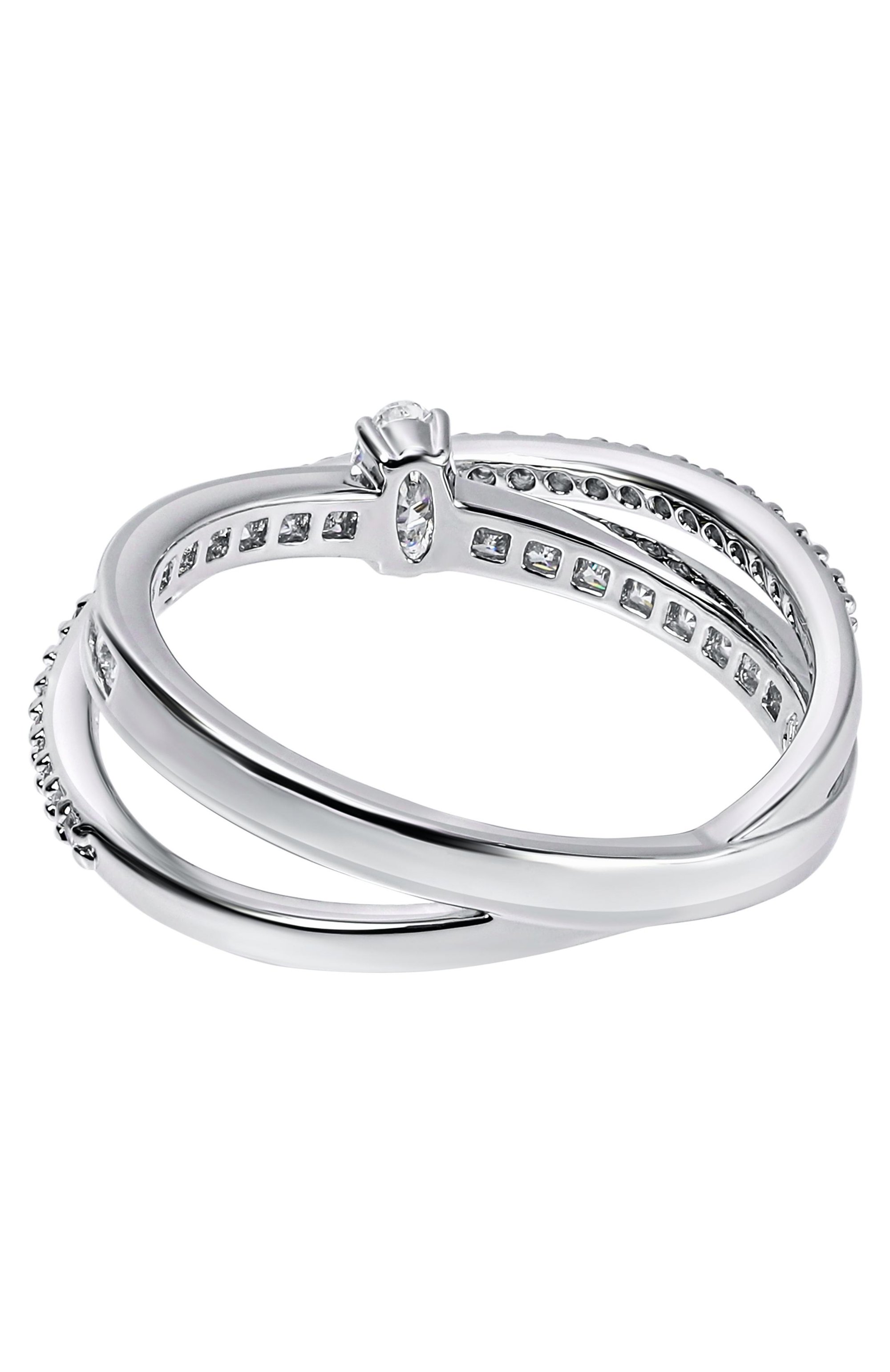 Кольцо hyperbola SWAROVSKI серебряного цвета по цене 21400 руб., арт. 5691231, фото 3 Кольцо hyperbola SWAROVSKI, арт. 5691231, фото 3