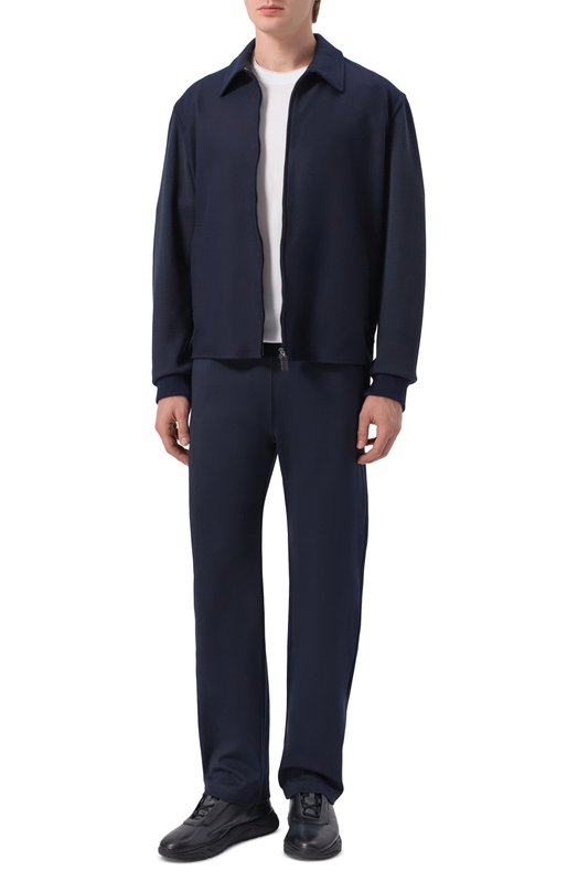 Кожаные кроссовки Innova Santoni MBIG22027NERTG0N Серый  MBIG22027NERTG0N Фото 2