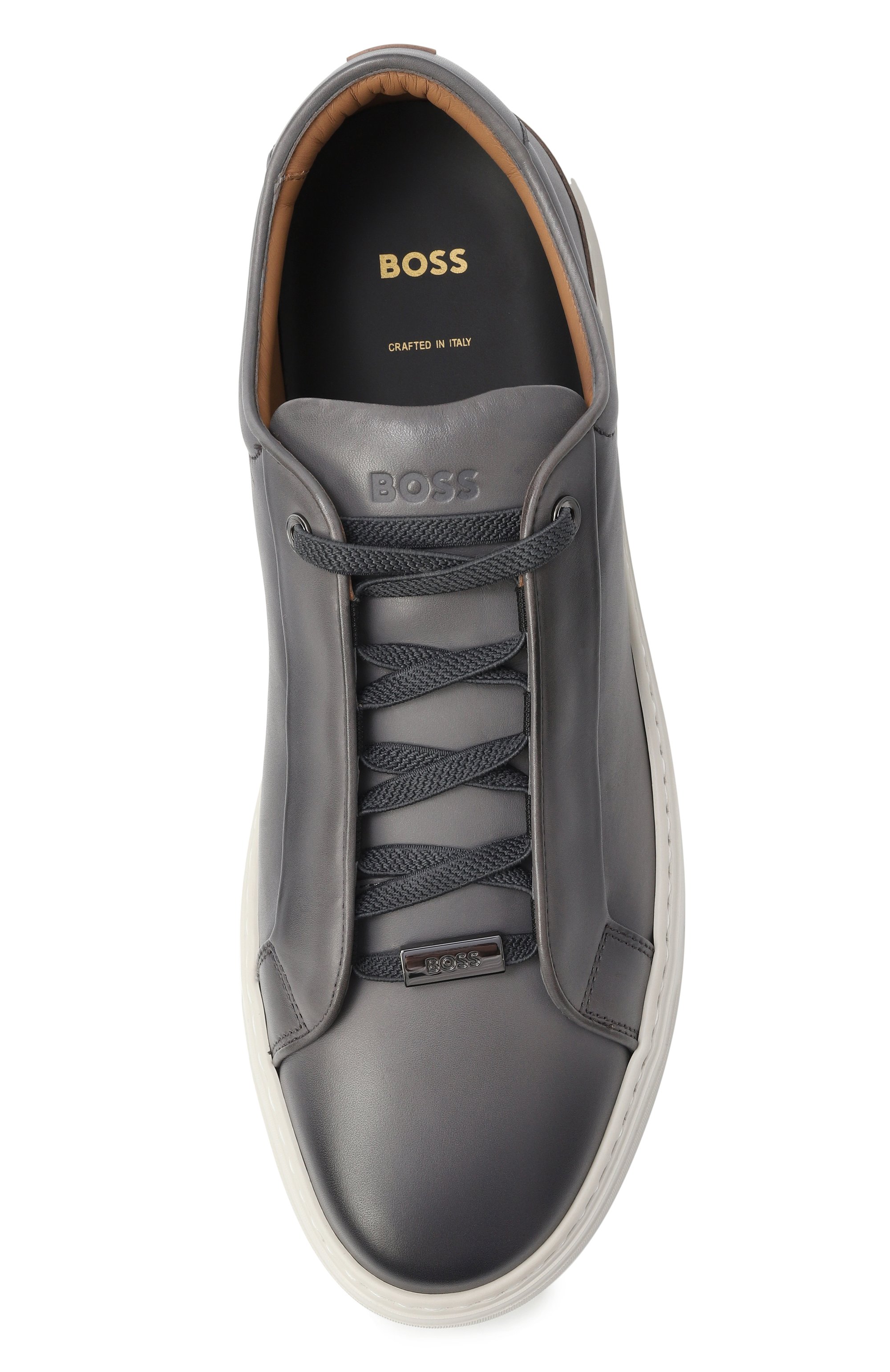 Кожаные кеды gary BOSS, арт. 50546855, фото 6