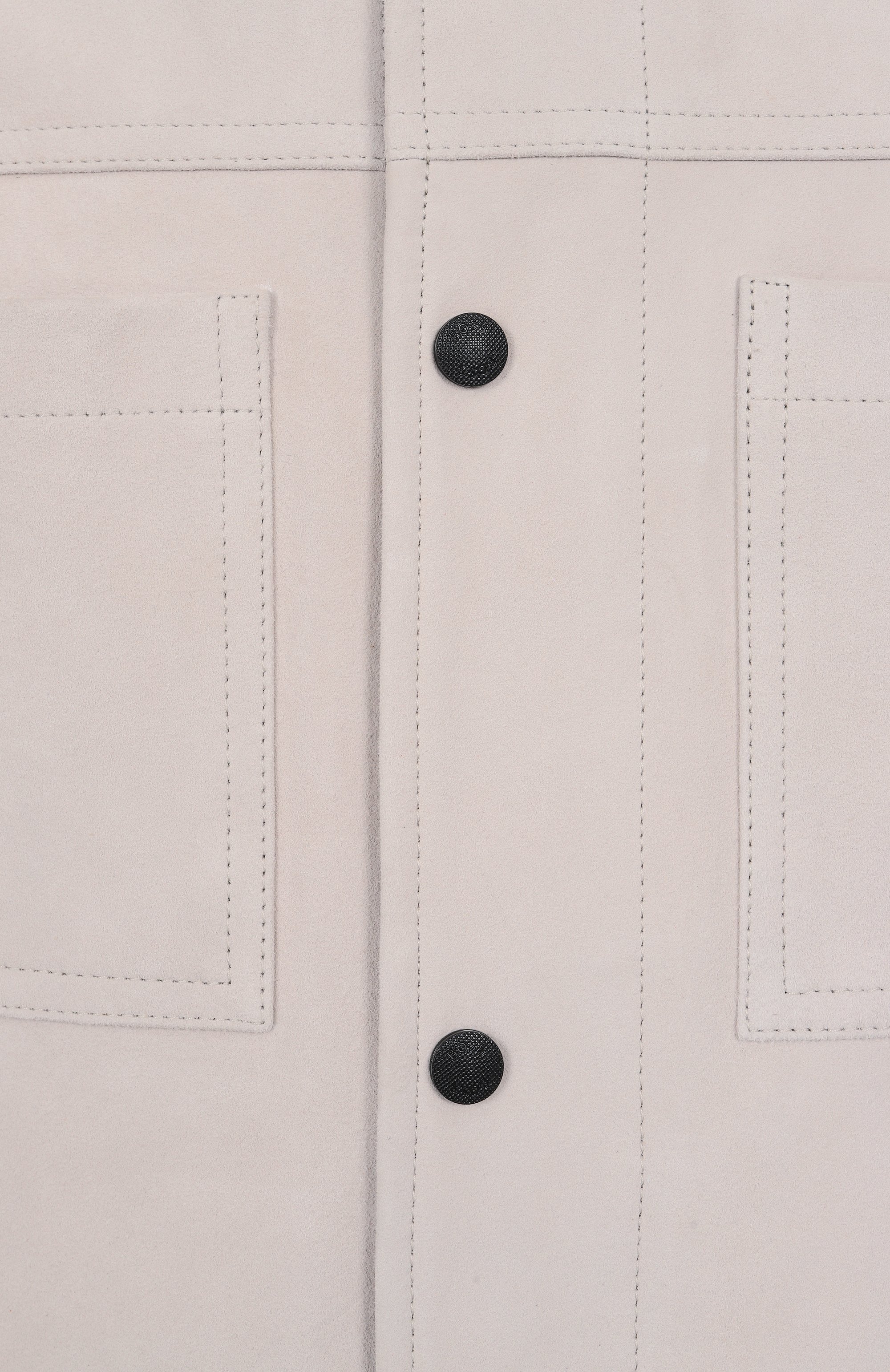 Замшевая куртка-рубашка BOSS ORANGE светло-бежевого цвета по цене 74800 руб., арт. 50537118, фото 6 Замшевая куртка-рубашка BOSS ORANGE, арт. 50537118, фото 6