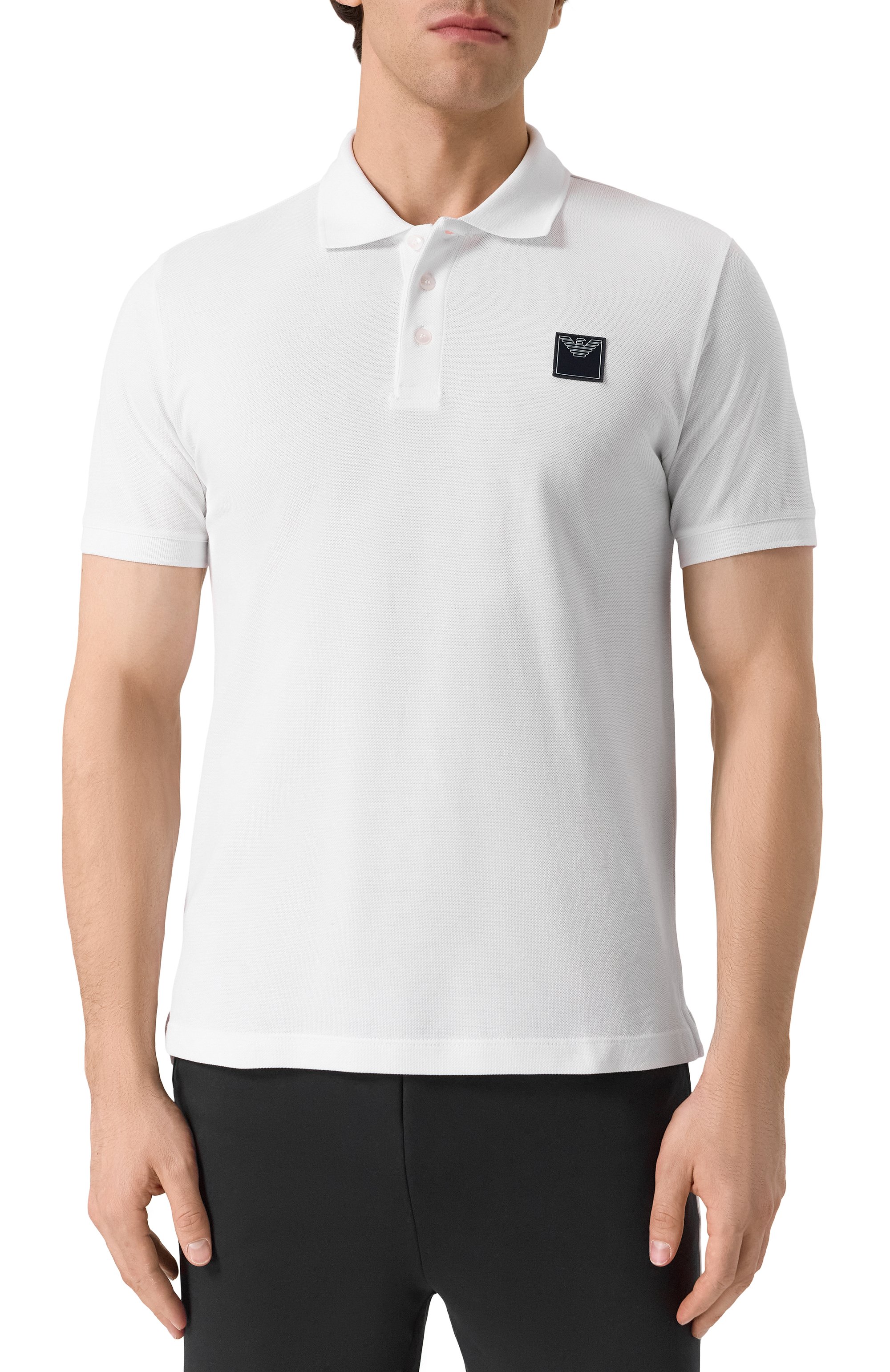 Хлопковое поло EMPORIO ARMANI, арт. EM000571/AF12336, фото 3
