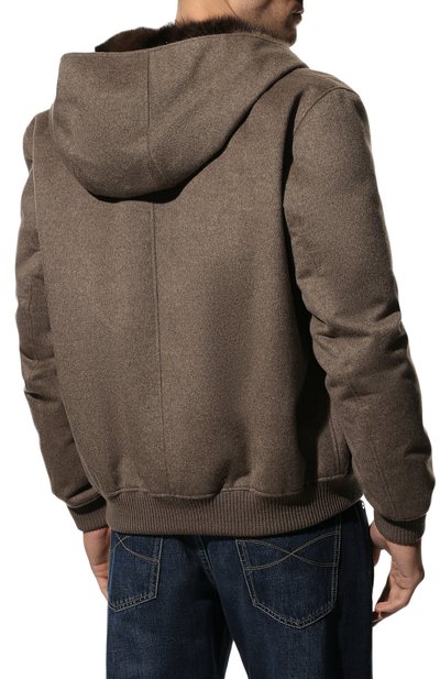 Бомбер с подкладкой из соболя и ласки ANDREA CAMPAGNA, арт. 10400H9FN6951, фото 4