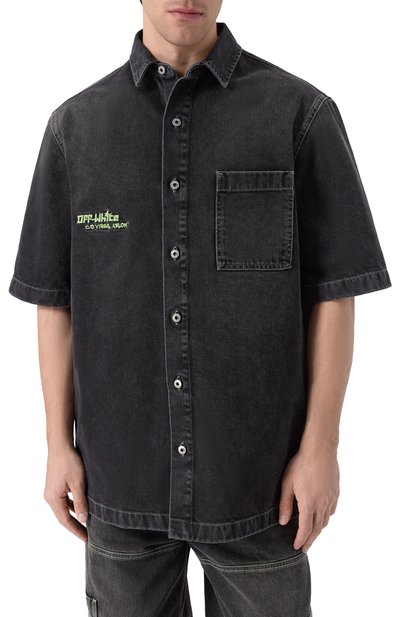 Джинсовая рубашка OFF-WHITE, арт. 0MYD05AS25DEN001, фото 3
