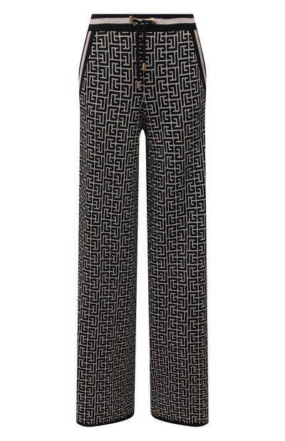 Женские брюки из шерсти и льна BALMAIN, арт. WF10B015/K256