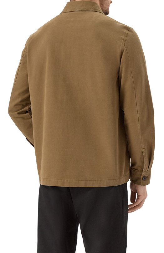 Хлопковая рубашка Aeronautica Militare AC0036UCT04233 Хаки  AC0036UCT04233 Фото 4