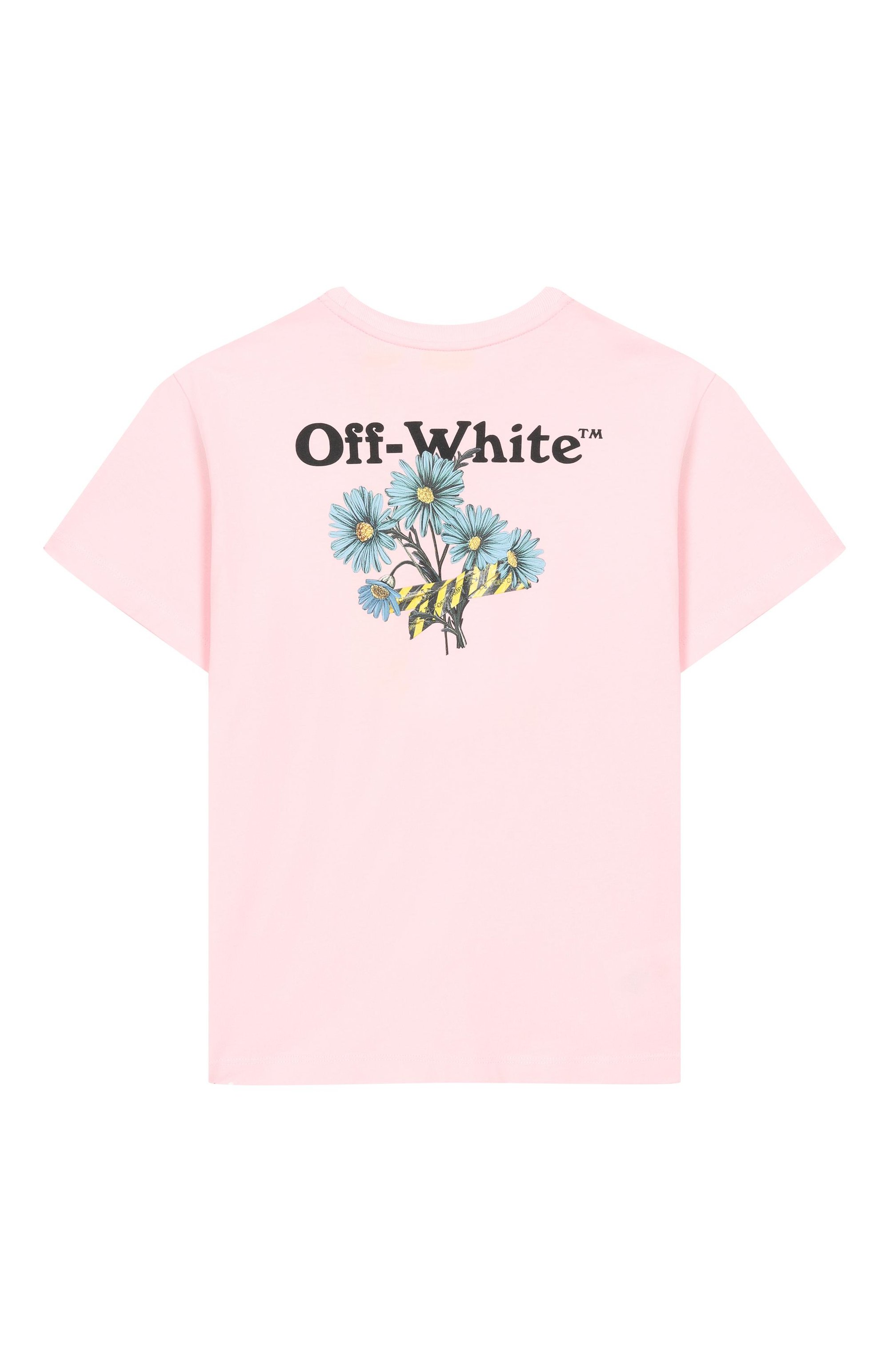 Хлопковая футболка OFF-WHITE, арт. 0GAA001S26JER004_001, фото 2