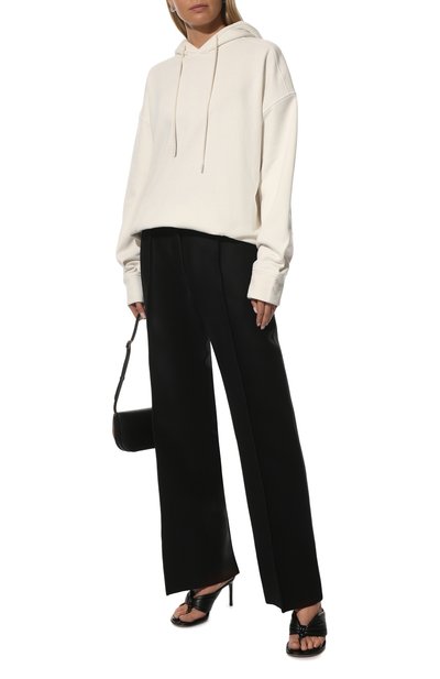 Хлопковое худи JIL SANDER кремового цвета по цене 52750 руб., арт. JPPU707515-WU248608, фото 2 Хлопковое худи JIL SANDER, арт. JPPU707515-WU248608, фото 2