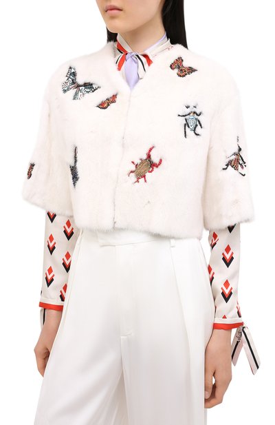 Накидка из меха норки VALENTINO, арт. MF3FB167/1BF, фото 3