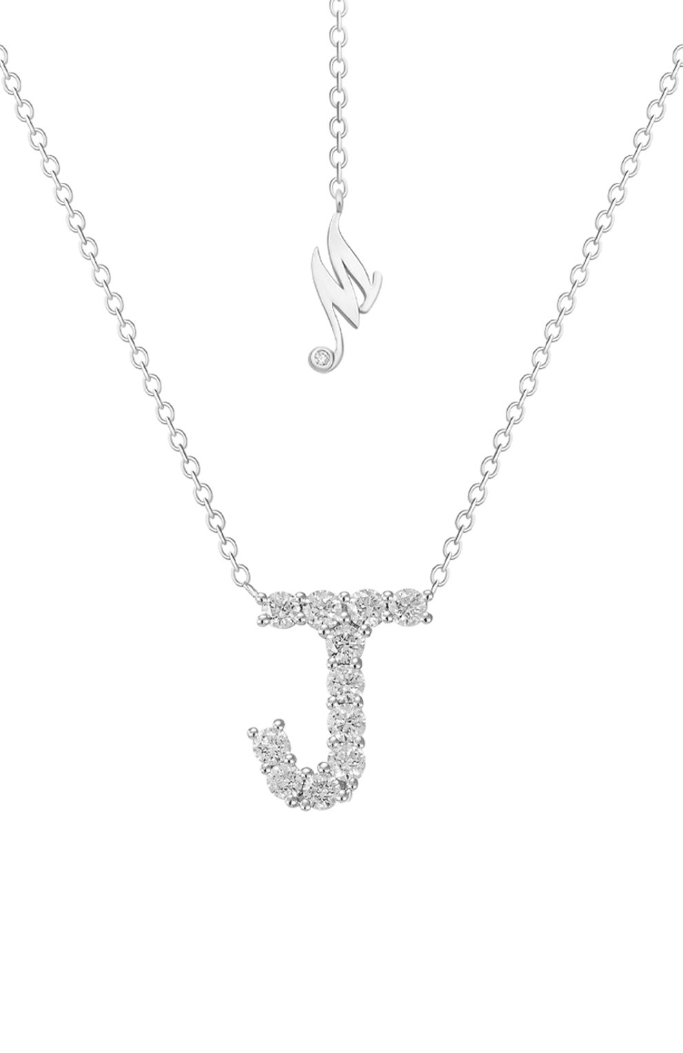 Кулон MERCURY бесцветного цвета по цене 385000 руб., арт. MP/LETTER/WG/J, фото 1 Кулон MERCURY, арт. MP/LETTER/WG/J, фото 1