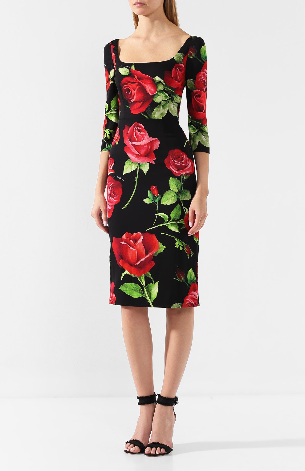 Шелковое платье DOLCE & GABBANA, арт. F6F5PT/FSAY1, фото 3