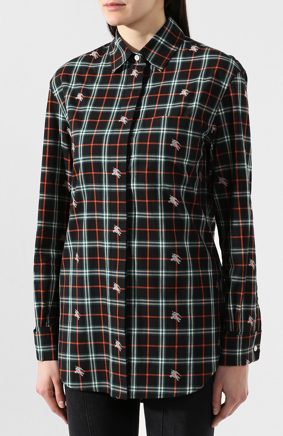 Хлопковая рубашка BURBERRY, арт. 8006286, фото 3