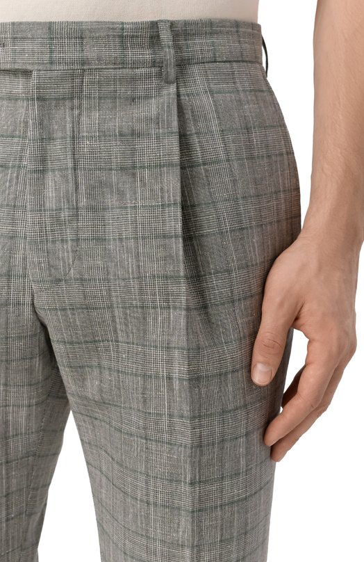Брюки из хлопка и шерсти Windsor 13 SILVI 10019056/30045436 Зелёный  13 SILVI 10019056/30045436 Фото 5