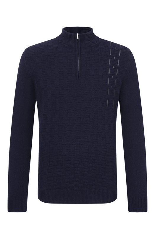 Свитер из кашемира и шерсти Zilli KZMN01M0350VLST00 Синий KZMN01M0350VLST00