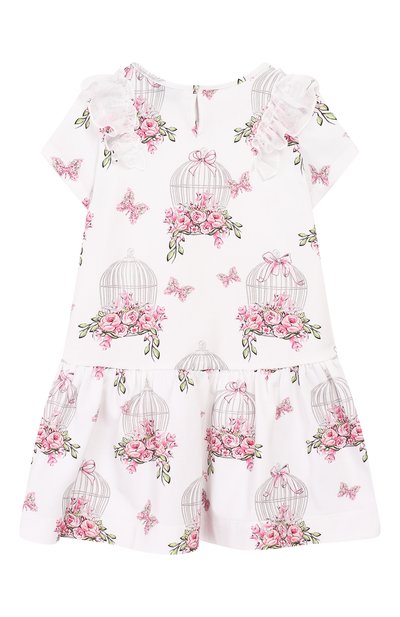 Хлопковое платье MONNALISA, арт. 313917, фото 2