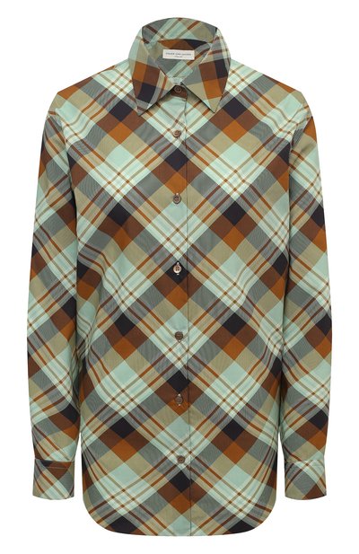 Женская хлопковая рубашка DRIES VAN NOTEN, арт. 202-10772-1008