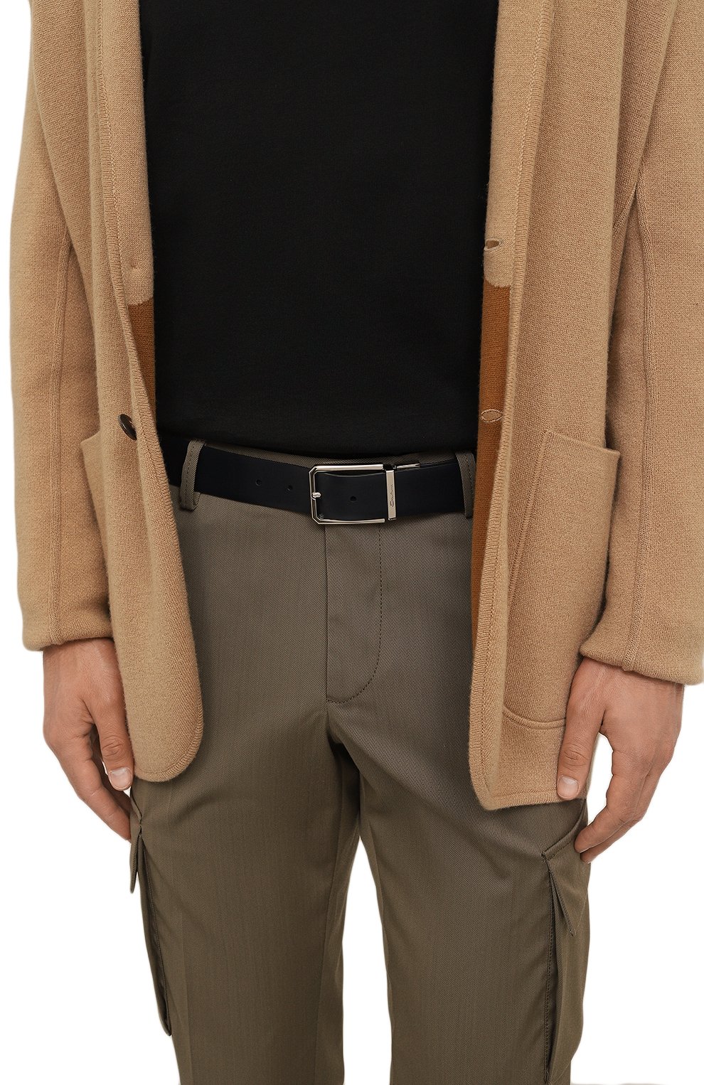 Кожаный ремень SANTONI, арт. CM35VS003C24E2LBU50, фото 2