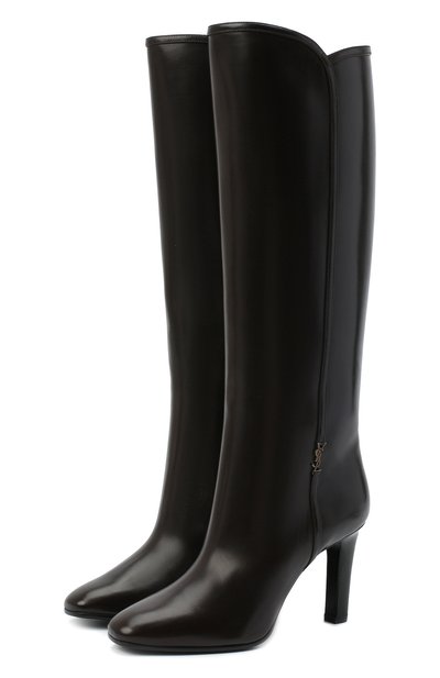 Кожаные сапоги jane SAINT LAURENT, арт. 632636/1YU00, фото 1