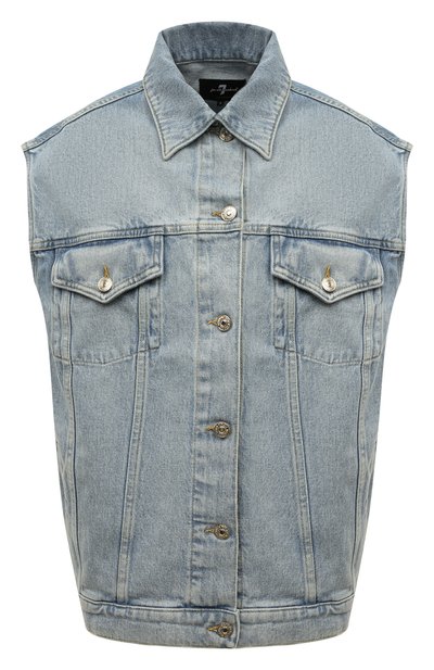 Джинсовая жилетка 7 FOR ALL MANKIND, арт. JSSJC100AI, фото 1