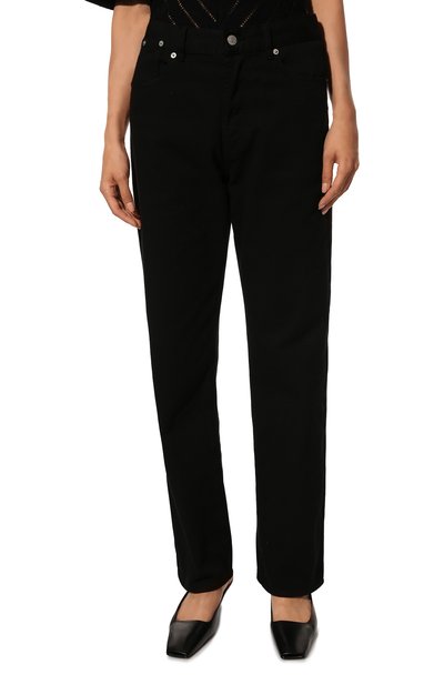 Джинсы DRIES VAN NOTEN черного цвета по цене 34950 руб., арт. 211-12413-2378, фото 3 Джинсы DRIES VAN NOTEN, арт. 211-12413-2378, фото 3