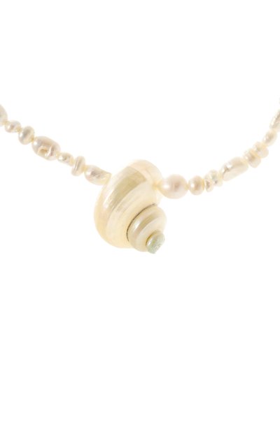 Колье BLUEJAY кремового цвета по цене 22000 руб., арт. BJ-SH, фото 3 Колье BLUEJAY, арт. BJ-SH, фото 3