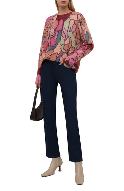 Шерстяной пуловер DRIES VAN NOTEN розового цвета по цене 69950 руб., арт. 212-031238-3720, фото 2 Шерстяной пуловер DRIES VAN NOTEN, арт. 212-031238-3720, фото 2