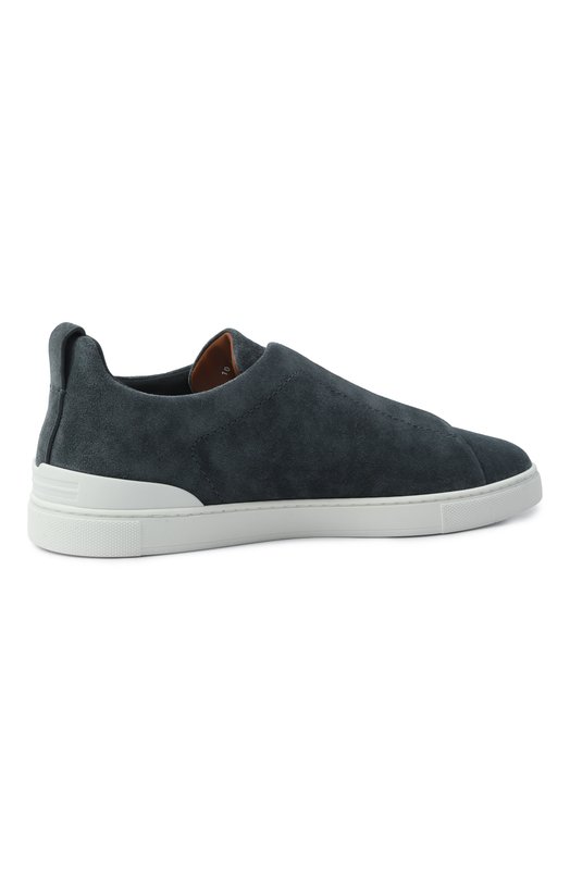 Замшевые кеды Triple Stitch Zegna S4667Z/LHS0Y Синий  S4667Z/LHS0Y Фото 5