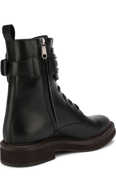 Высокие кожаные ботинки на шнуровке BRUNELLO CUCINELLI, арт. MZBSG1293, фото 4