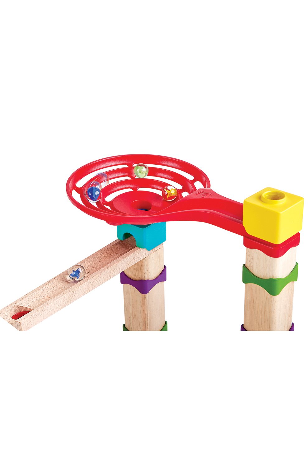 Игровой набор конструктор-лабиринт съезд шариков HAPE разноцветного цвета по цене 7620 руб., арт. E1101_HP, фото 4 Игровой набор конструктор-лабиринт съезд шариков HAPE, арт. E1101_HP, фото 4