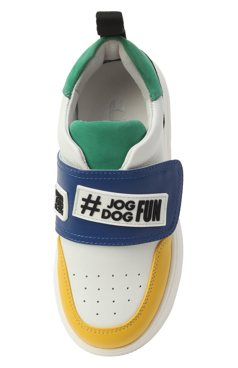 Кожаные кеды JOG DOG, арт. 2635BUINF5-107, фото 4
