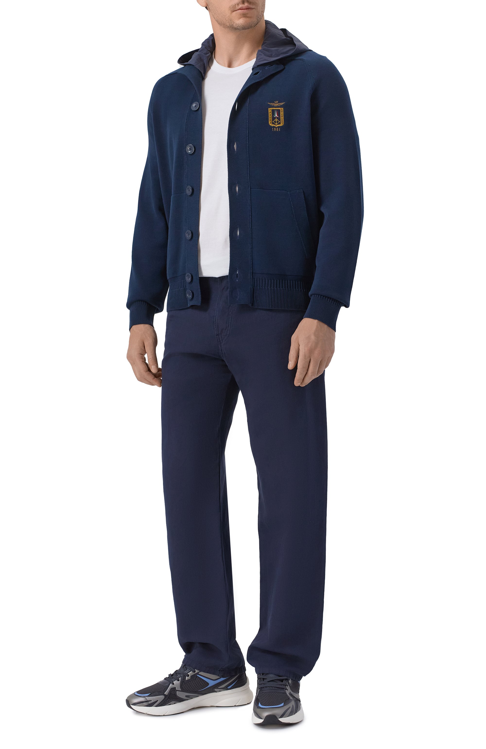 Брюки из хлопка и льна C.P. COMPANY, арт. 20CMPA305A/110626G, фото 2