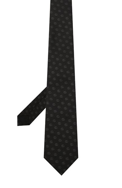 Шелковый галстук с принтом GUCCI, арт. 444421/4E002, фото 2