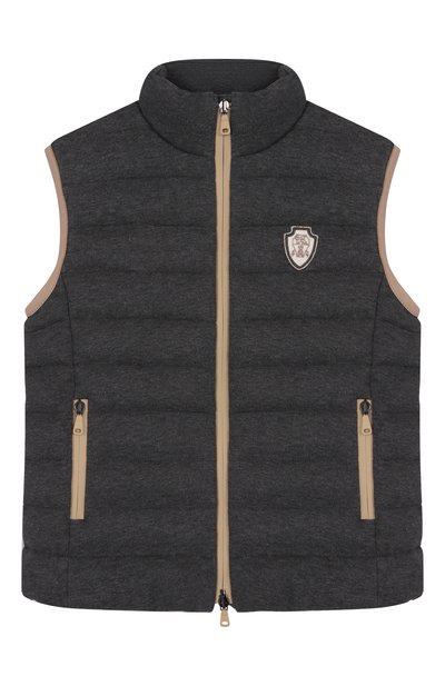 Пуховый жилет BRUNELLO CUCINELLI, арт. BG927J018B