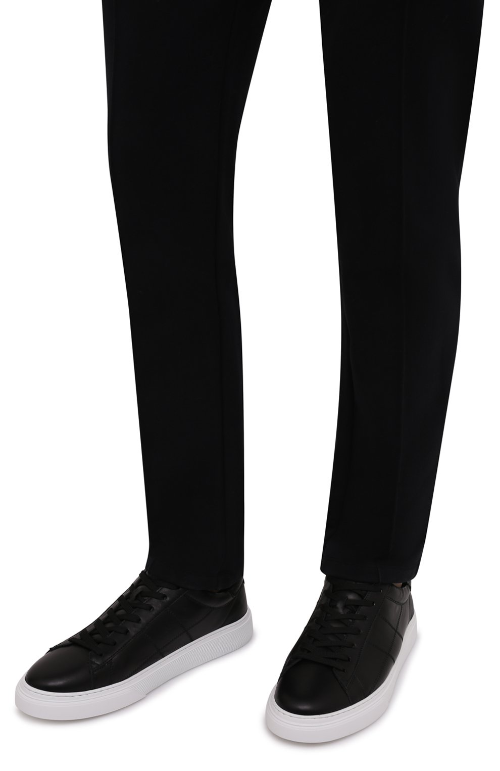 Кожаные кеды HOGAN, арт. HXM3650K694LE9, фото 3