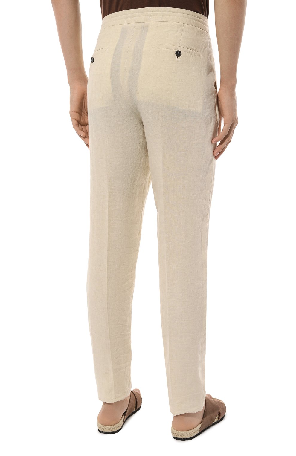 Льняные брюки ZEGNA, арт. UDI32A7/TT11, фото 4