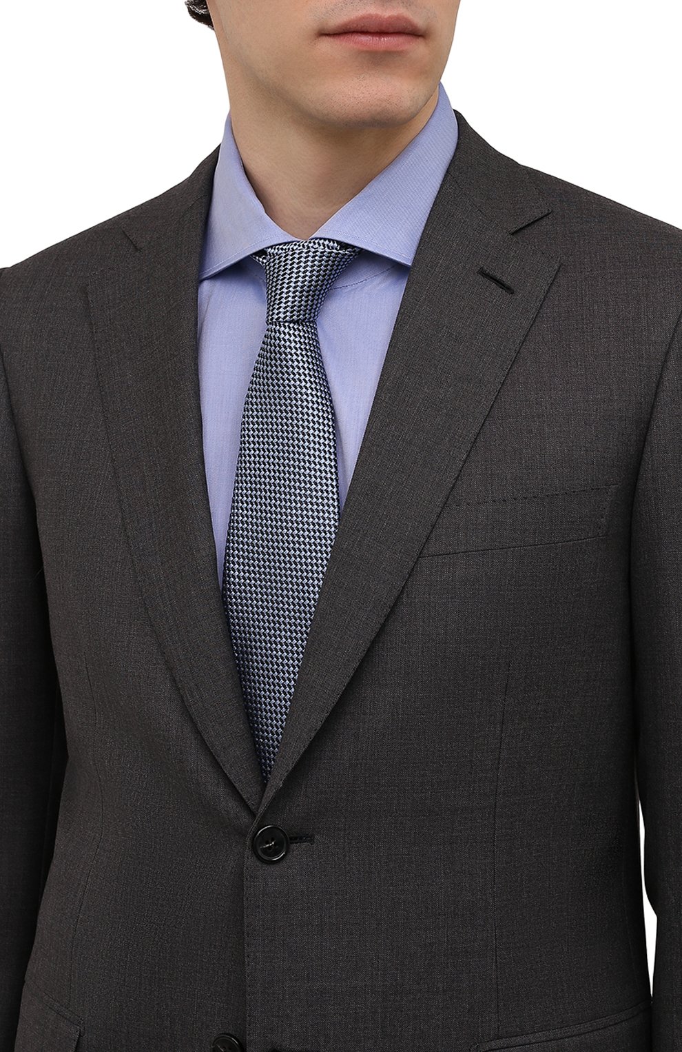 Шелковый галстук BRIONI, арт. 062I00/P1437, фото 2