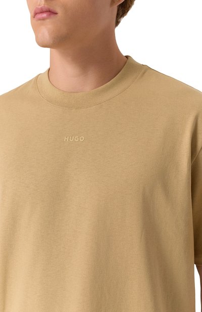 Хлопковая футболка HUGO, арт. 50488330, фото 5