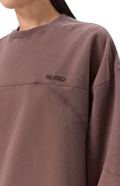 Хлопковый свитшот THE ATTICO, арт. 260WCF00025/JJF006AA, фото 5