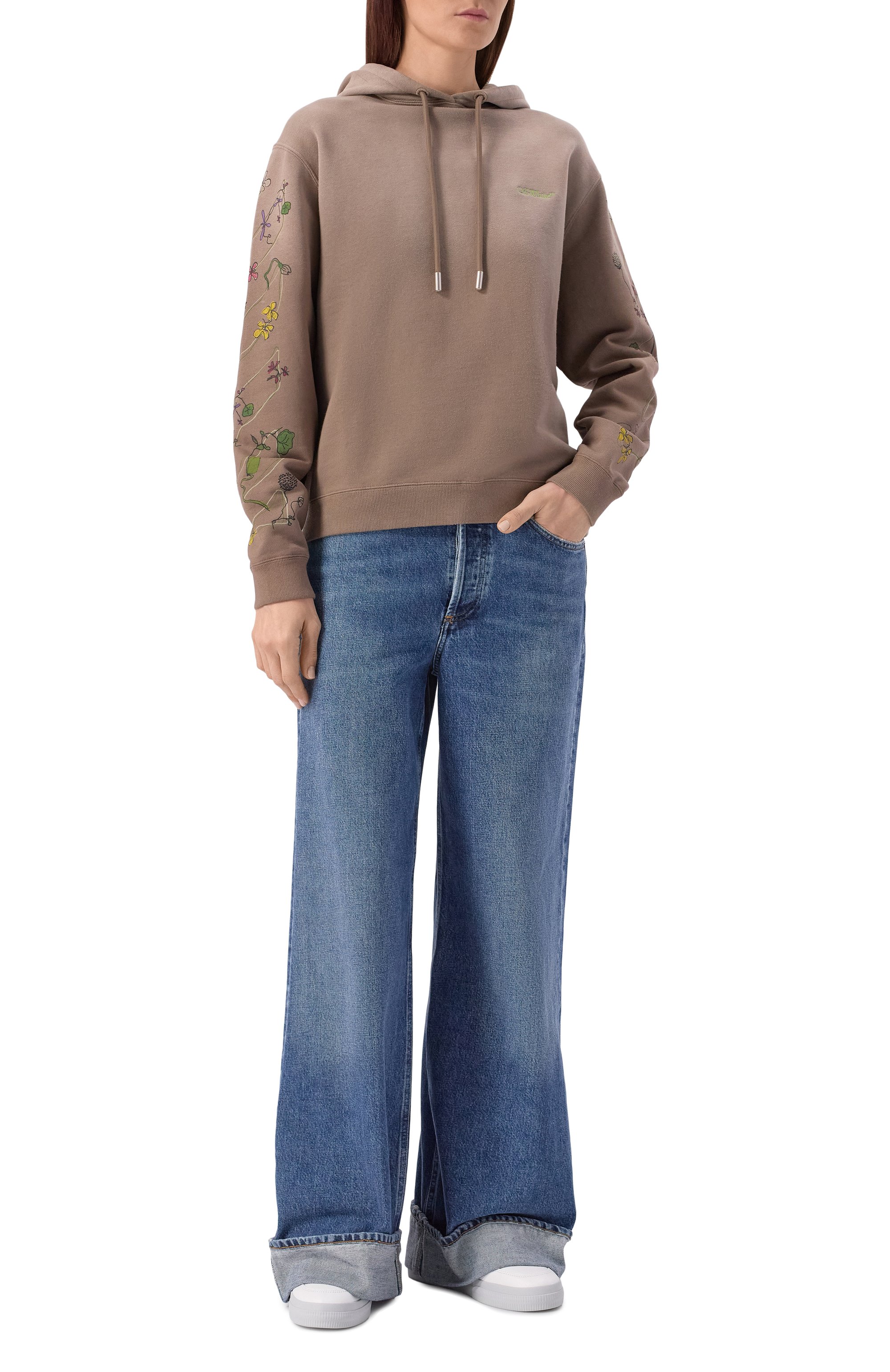 Хлопковое худи OFF-WHITE, арт. 0WBB035S26FLE002, фото 2