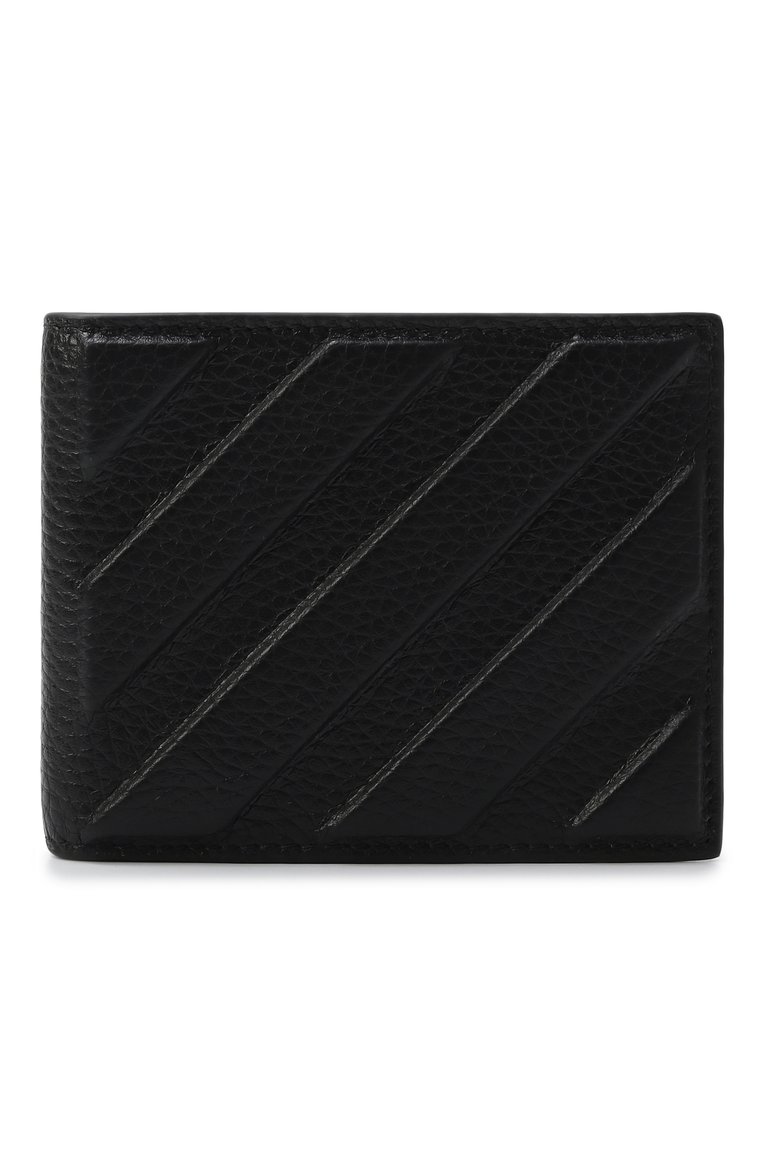 Мужской кожаное портмоне OFF-WHITE черного цвета, арт. 0MNC078C99LEA001 | Фото 1 (Материал: Натуральная кожа; Нос: Не проставлено; Автоматизация состава: Проставлено)