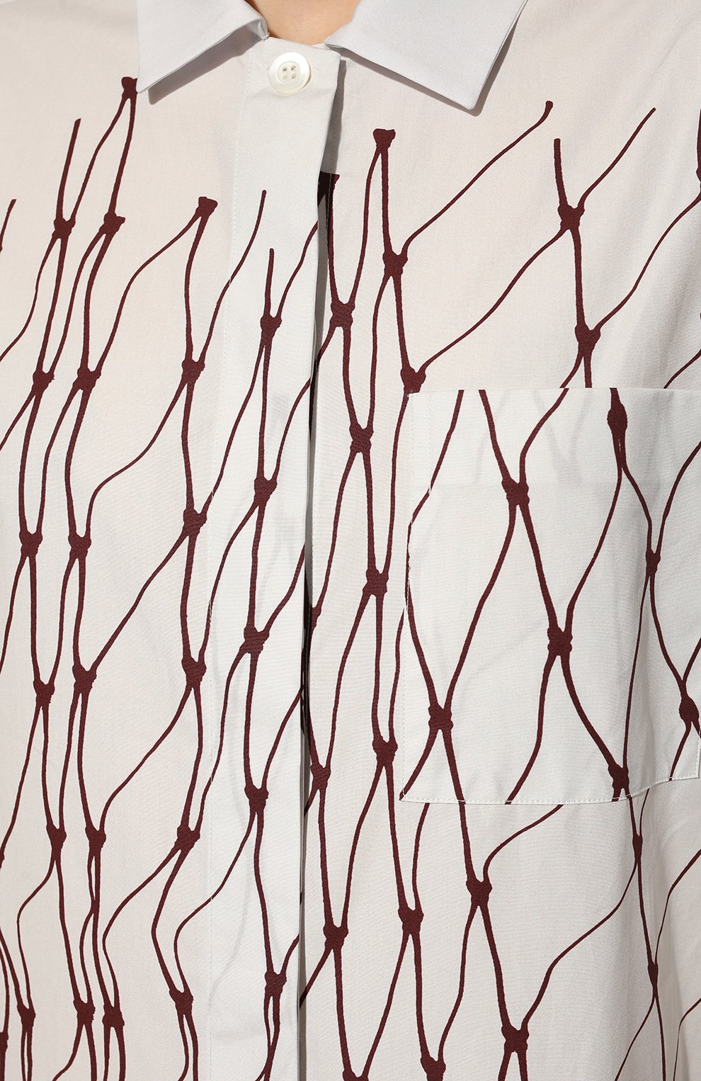 Хлопковое платье DRIES VAN NOTEN белого цвета по цене 71950 руб., арт. 221-011070-4100, фото 5 Хлопковое платье DRIES VAN NOTEN, арт. 221-011070-4100, фото 5